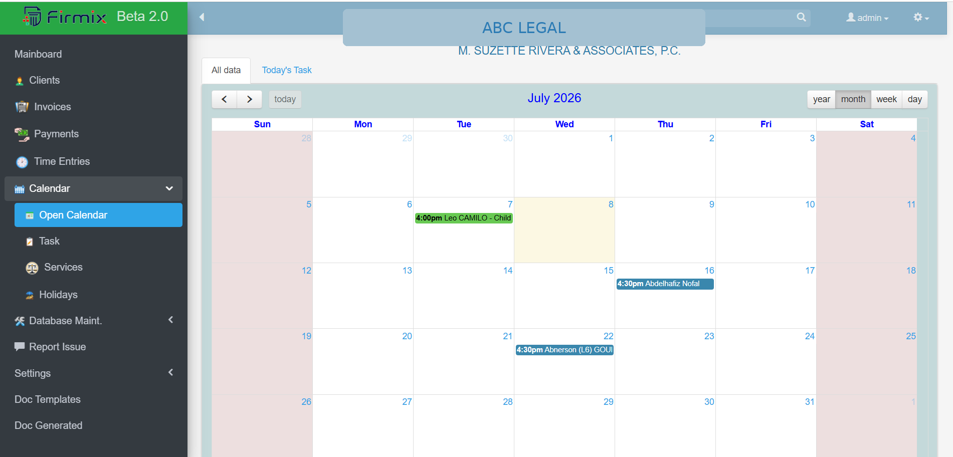Calendar