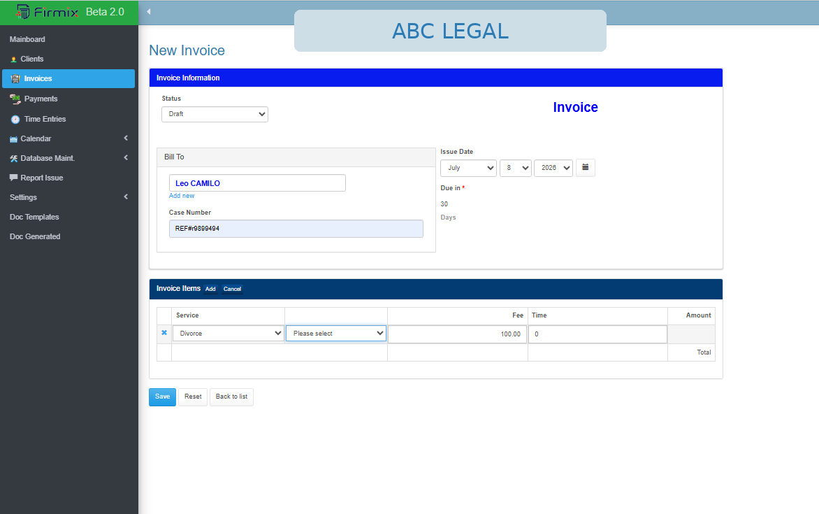 Invoices